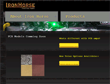 Tablet Screenshot of ironhorseamps.com